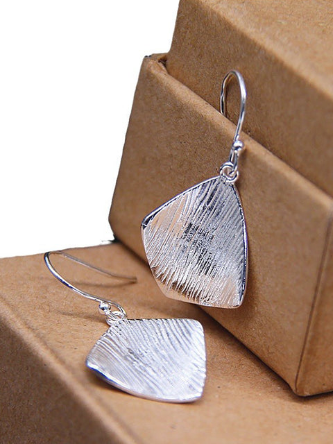 Women Casual Stripe S925Sliver Earrings