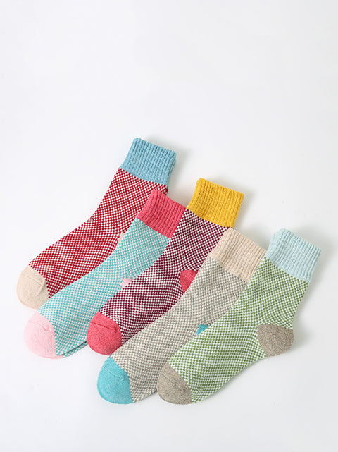 5 Pairs Women Winter Thicken Socks